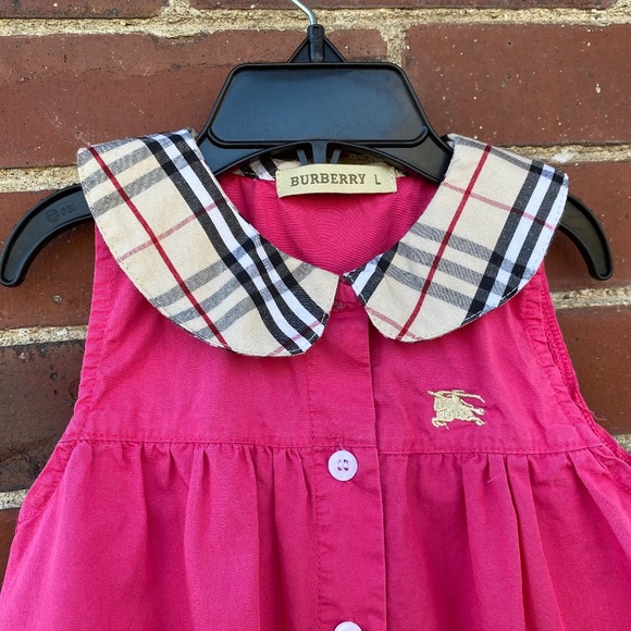 Burberry dress pink hot sale